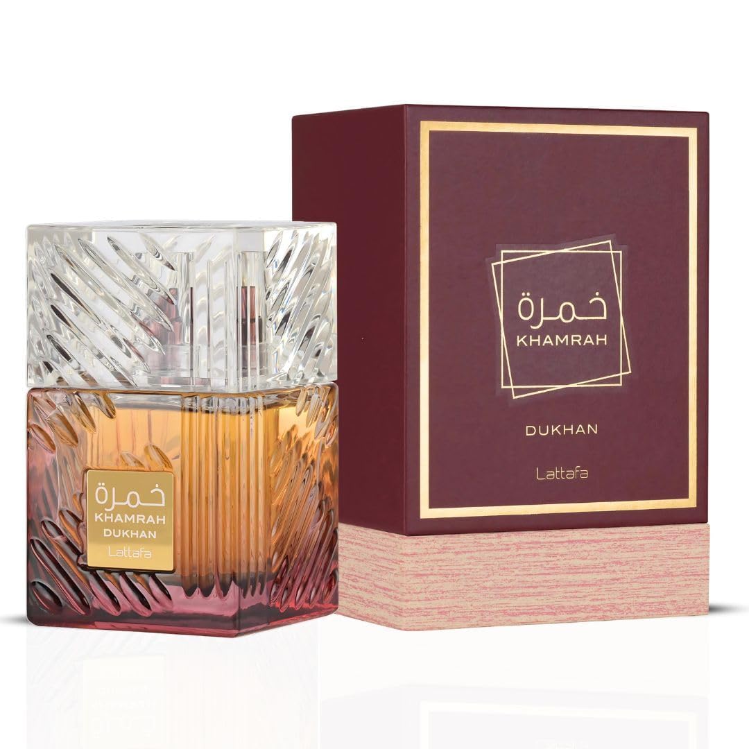 Khamrah Eau De Parfum – Warm Vanilla, Spicy Amber & Cinnamon Unisex Fragrance (100ml)
