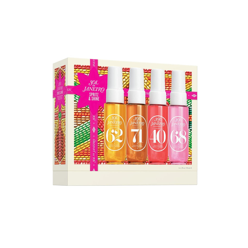 A 4 Set SOL DE JANEIRO Fragrance Cheirosa Perfume Mist
